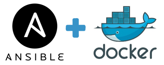 Ansible and Docker Logos